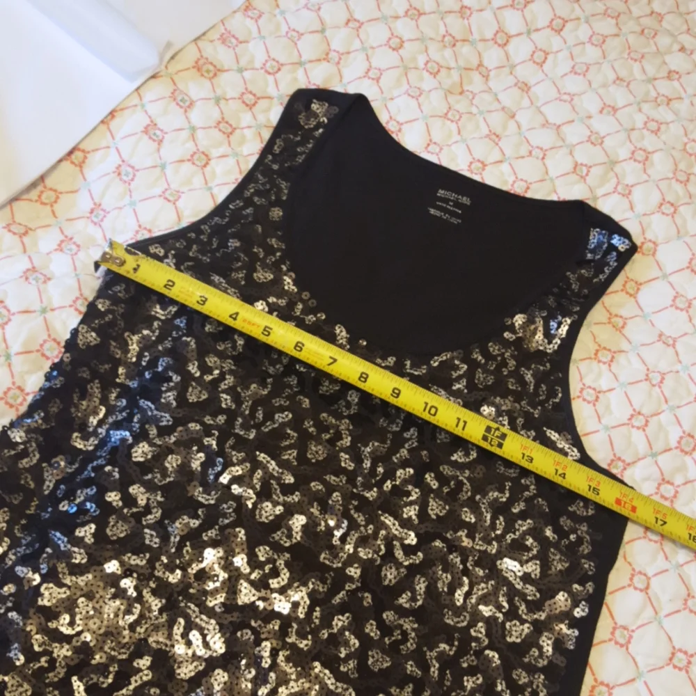 Michael kors silver sequin dress
